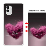 Custom Personalized Cases For Nokia X30 5G 3.2 4.2 2.2 Phone Cover For Nokia C20 C10 2.3 DIY Design Photo Picture Clear TPU Case