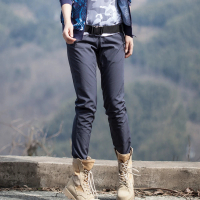 【TECTOP 探拓戶外】80936女款綁帶彈性登山褲 深灰色(高彈力、輕薄好穿、透氣快乾、適合氣溫23-33°C)