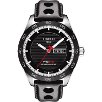 TISSOT 天梭 官方授權 PRS516 系列時尚機械腕錶 送禮推薦-黑/42mm T1004301605100