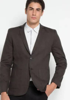 Blazer Pria Formal jas executive NAVY L