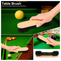 Pool Table Brush Pool Table Cleaner Reusable Billiard Pool Table Brush Kit with Soft Bristles Wooden Handle Set for Pool Table
