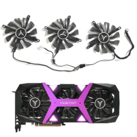 New GPU fan 4PIN 85MM RX6600XT GPU fan suitable for Yeston Radeon RX 6650 XT 5500XT 8GD6 game master graphics card cooling