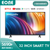 One 32 inches 4K HD LED Smart TV on sale promo Android TV with WiFi/LAN  apps Netflix YouTube  Assistant Bluetooth Solar