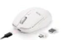 POLAR PBM-708 RECHARGABLE BLUETOOTH / WIRELESS SILENT/TYPE-C MOUSE WHITE