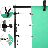Photography Side Clips Clamps Fixed Backdrop Muslin Green Screen For Background Stand Support Photo Studio Vedio