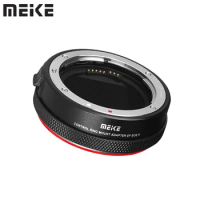 Meike MK-EFTR-B Metal Auto-Focus Mount Lens Adapter Ring for Canon EF /EF-S Lenses to Canon EOS R RED R3 R5 R6 R7 R10 RP Cameras