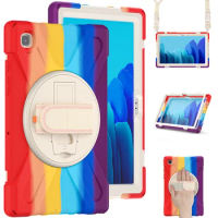 Body Shock Proof Case For Samsung A7 10.4inch T500/ 360° Rotating Stand Protective Cove for Samsung Galaxy A7 T500/T503