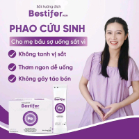 Sắt Bầu Dạng Nước Bestifer Hấp Thu Cao Vị Thơm Ngon Hộp 24 Gói  Men Vi Sinh Vitamin