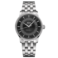 MIDO美度 官方授權 BARONCELLI SIGNATURE永恆系列 經典機械腕錶 母親節 禮物 39mm/M0374071105101