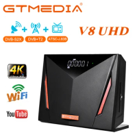 GTMEDIA V8 UHD Mars TV Set-top Box DVB-S2/S2X DVB-T2 4K TV Decoder Built-in 2.4G WIFI tdt hd tv receiver Spain