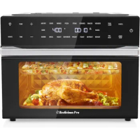 Beelicious® Pro 32QT Extra Large Air Fryer, 19-In-1 Air Fryer Toaster Oven Combo with Rotisserie and Dehydrator, Digital Convect
