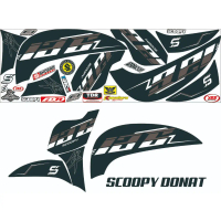SETIKER COD / STRIPING MOTOR HONDA SCOOPI DONAT VARIASI LIS SCOOPY 2016-2019 VARIASI STIKER STRIPING