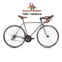 DARKROCK(DR) R-700C Road bike TIAGRA M4600/4700 20speed Reynolds 520 steel 700C city bicycle cycling silver CP brush finished