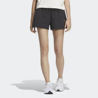 【adidas】 FOT WVN Short HY2838 女 短褲 平織 亞洲版 運動 訓練 休閒 防潑水 寬鬆 黑-XS