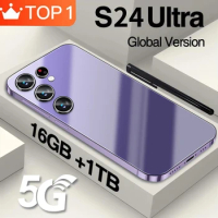 SmartPhone S24 Ultra 7.0 HD Android Mobile Phones Unlocked 4G/5G Dual Sim Card 6800mAh 16GB+1TB Cellphones 48MP+72MP Celulares