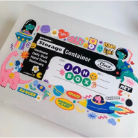 พร้อมส่ง F1S105 สติ๊กเกอร์ตกแต่งเคสมือถือ ไอแพด สติ๊กเกอร์ไดคัท diecut สติ๊กเกอร์ sticker diy ตกแต่ง