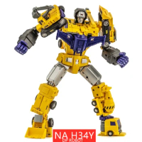 NEW Transformation NEWAGE NA H34Y Yellow Devastator Hephaestus Limited Edition Action Figure Robot With Retail Box