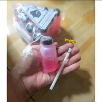 Harga per 4pcs Mainan anak balon busa gelembung sabun kecil botol murah bubble botol kecil