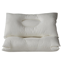 枕頭夏季單人男護頸椎枕頭助睡眠全棉枕芯引力枕雙層止鼾枕無壓枕