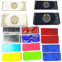 Limited Edition New Game Protective Top Bottom Cover For New 3DS Console Face Plate Upper Back For NEW3DS Case Replacement Black