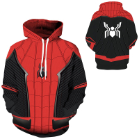 er Parker Hoodie เสื้อแจกเก็ตแมงมุม Man Miles Morales เครื่องแต่งกาย3D พิมพ์ Sweatshirt เป็น Spider-