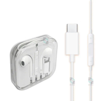 【Type-C】半入耳式線控耳機 iPhone16/15 APPLE EarPods USB-C 耳機 帶麥克風(安卓/蘋果通用)