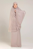 SITI KHADIJAH Siti Khadijah Telekung Signature Sakura in Truffle