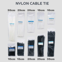 kabel ties/Tali ties Nilon kabel tie 10cm 15cm 20cm 25cm 30 cm tebal