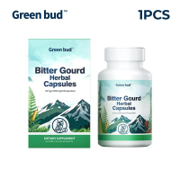 Green Bud 1 Bitter Gourd Herbal Capsules Contain Extracts of Bitter Gourd Cinnamon Ginseng and Mulbe