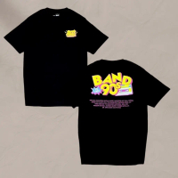 Music Merchandise - Band In The 90s Tshirt - Black T shirt Kaos BAND Cotton Combed 24s TEBAL Adem Ba
