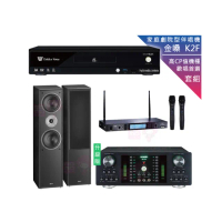 【金嗓】CPX-900 K2F+DB-7AN+TR-5600+Monitor supreme 802(4TB點歌機+擴大機+無線麥克風+落地式喇叭)