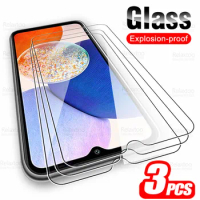 3Pcs Tempered Glass For Samsung Galaxy A14 5G Protective Glass Samung A 14 14A 6.6" A146B 2023 Armor Screen Protector Cover Film
