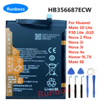Original HB356687ECW 3340mAh New Phone Battery for Huawei Mate 10 Lite P30 Lite G10 , Nova 2 Plus 2i 3i 4e , Honor 9i 7X,Mate SE