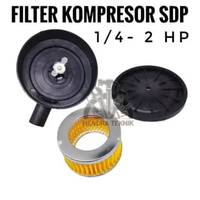 AIR FILTER COMPRESSOR PLASTIK 1/4HP-2HP MODEL SDP SARINGAN UDARA KOMPRESOR 1/2" SARINGAN ANGIN