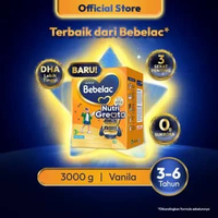 [BARU] Bebelac 3+ (3-6 Tahun) Vanila 3000 gr Susu Pertumbuhan Bubuk