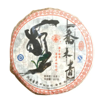 【茶韻】普洱茶瀾滄古茶 2009年 喬木青茶餅 357g 生茶一餅 茶葉禮盒(附茶樣10g.收藏盒x1)