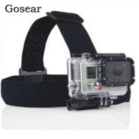 Gosear Head Strap Belt Band Holder Tripod Helmet Mount Bracket for Gopro Go Pro Hero 5 4 3 2 Xiaomi Xiomi Yi SJ4000 Eken H8