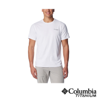 Columbia哥倫比亞 男款-鈦Summit Valley 超防曬UPF50快排短袖上衣-白色 UAE47860WT/IS