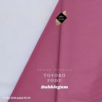 [0.5 METER] KAIN KATUN TOYOBO FODU TOMPSON ASLI - 100% Original Import - Lebar 1.5 Meter Bubblegum