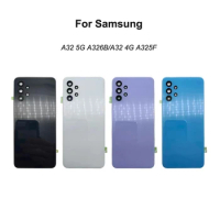 Original Back Cover For SAMSUNG A32 5G A326B Back Rear Panel For Samsung A32 4G A325F Battery Cover with Camera Lens&amp;Adhesive