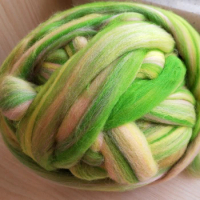 70S extra Fine colour mixture Merino Wool for felting wool roving fiber 50G Perfect in Wet and needle Felting