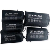 MAKADAM - Flysheet 4 X 6 M Tenda Camping Waterproof Black