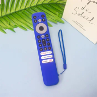 Remote Case Silicone Case Cover Sleeve Skin With Lanyard Protective Replacement TV Remote Cover Compatible For TCL RC902V