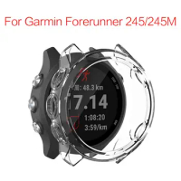 For Garmin Forerunner 245 245M Case Protective Cover Soft TPU Edge Shell Protector Bumper For Garmin 245 Accessories