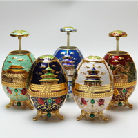 北京特色旅游紀念品景泰藍工藝牙簽盒筒罐創意家居裝飾品出國禮品