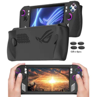 For ASUS ROG Ally Handheld Game Console Protective Cover Anti-Scratch Protector Shell Sleeve Game Accessories With Rocker Cap
