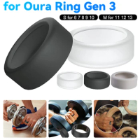 For Oura Ring Gen 3 Health Monitor Smart Ring Silicone Protective Case Shockproof Anti-Scratch Protector Smart Ring Skin Cover