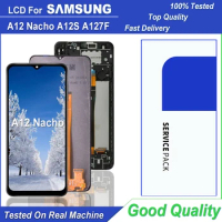 6.5 Inch LCD Display For Samsung Galaxy A12 Nacho A12s LCD A127F SM-A127F LCD Display Touch Screen Digitizer Assembly With Frame