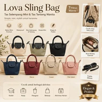 Lova Slingbag | Tas Selempang Mini Dan Tas Tenteng Wanita Lova Sling Bag – Bahan Nilon Cocoly Premiu