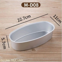 durable Khuôn oval d08(dài 21.5 cm*rộng 10 cm*cao 5.7 cm)